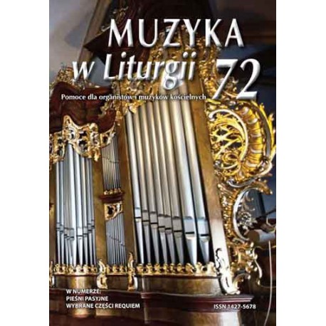 "Muzyka w Liturgii" Nr 72 (3/2014)